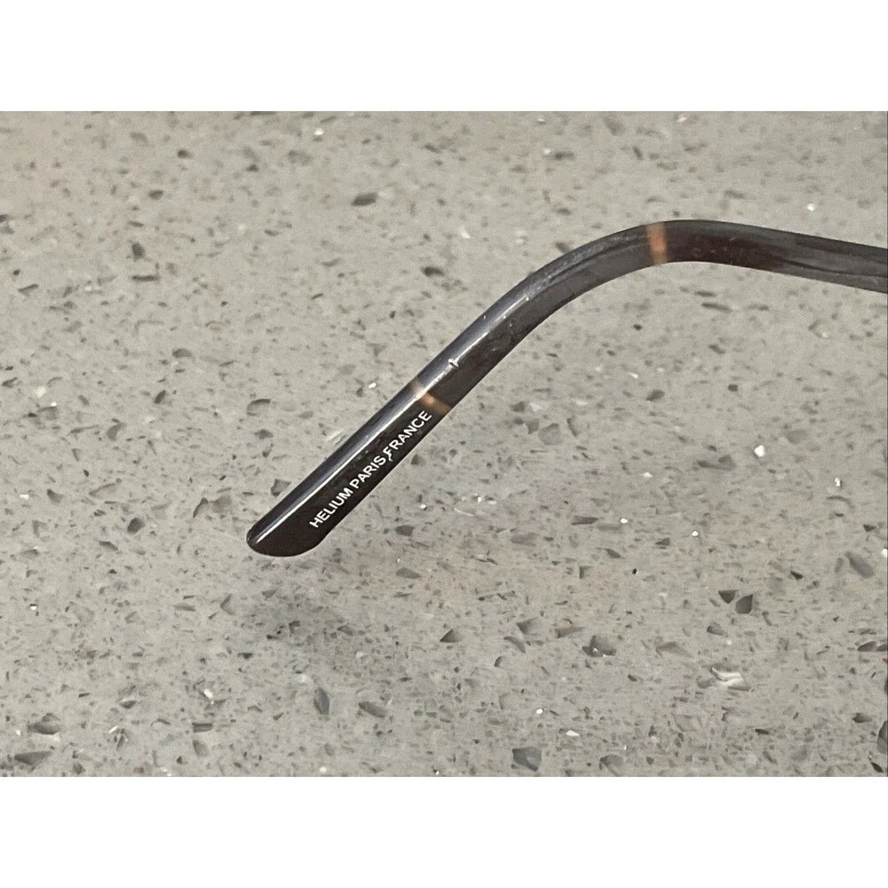 Helium Paris Italy HE 4004E S BROWN 48-18-135 Full Rim Eyeglasses Frames ONLY